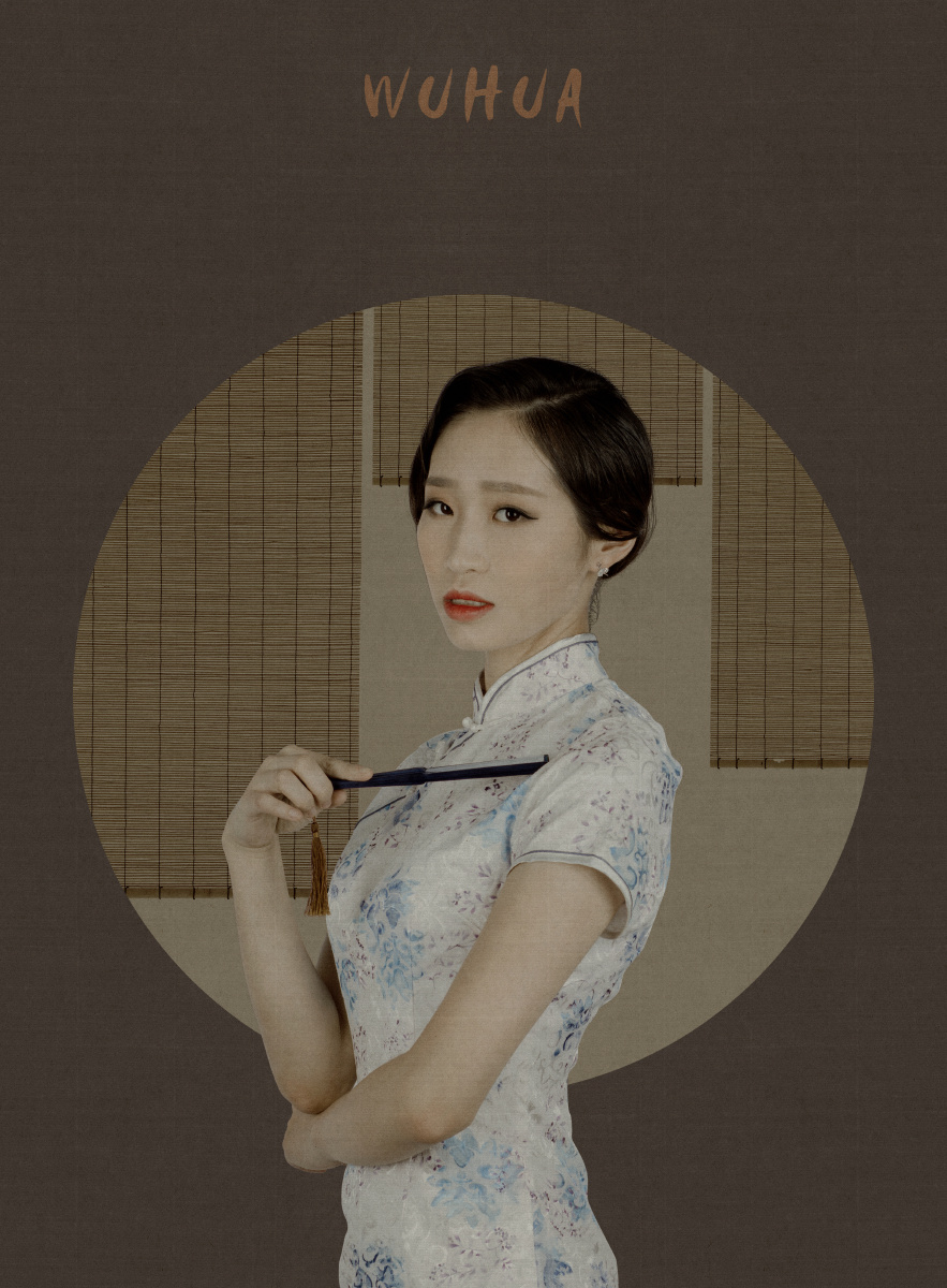 福州人像旗袍美女民国古典工笔画复古   打开微信,使用"扫一扫"即可将