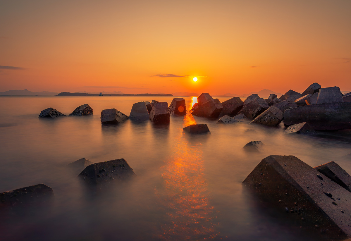 深圳大鹏半岛日落