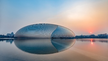 国家大剧院 日落 （大）