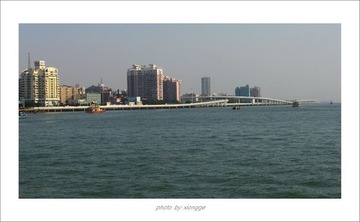 厦门市沿海的高架环路