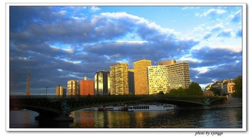 夕照塞纳河