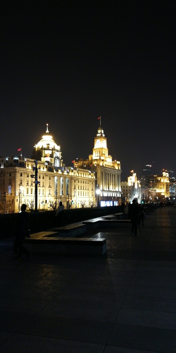 夜游上海滩美景
