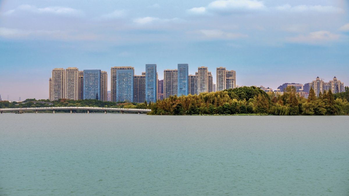 秋色合肥翡翠湖