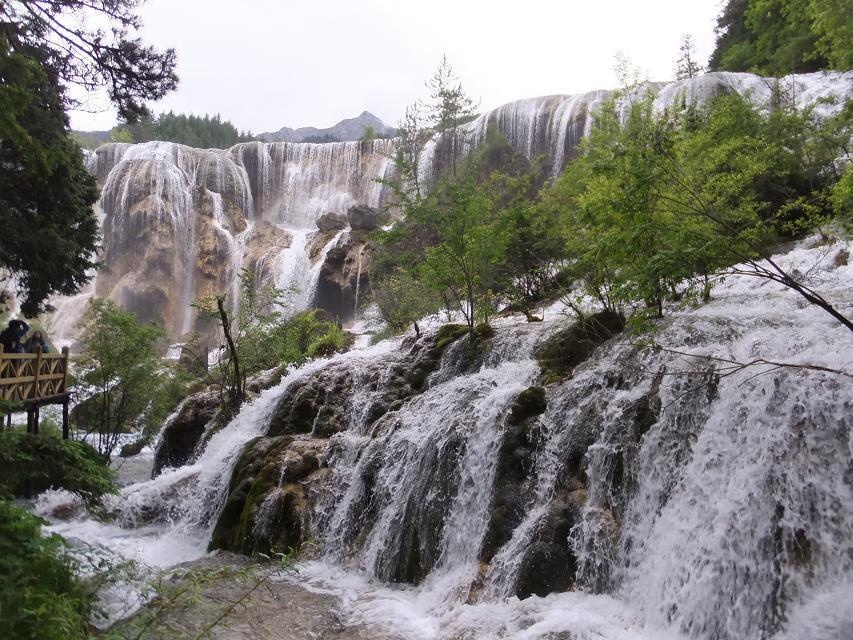 西游记片尾曲拍摄的瀑布