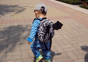 DSC00525【“蝠”娃学步--2016年04月29日郑州市中原路刘卫民摄】