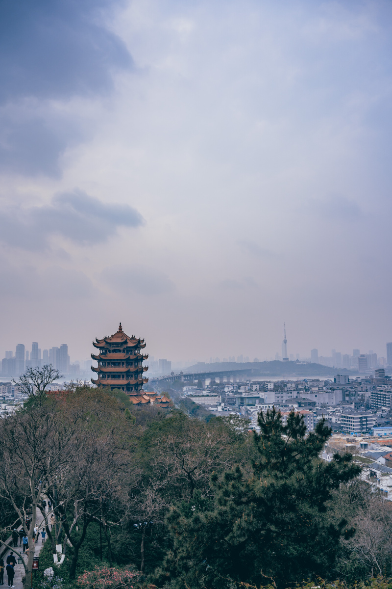 黄鹤楼景区武汉旅游历史文化景点