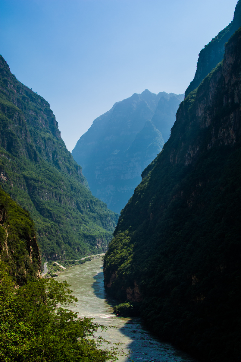 国庆大渡河峡谷