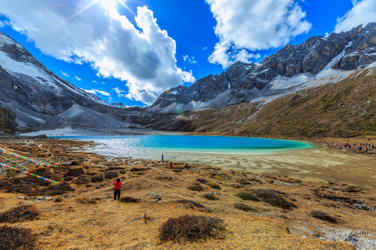 牛奶海稻城亚丁