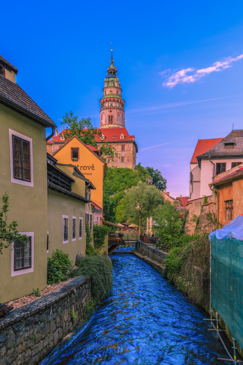 ck小镇地标建筑——古堡塔(捷克)