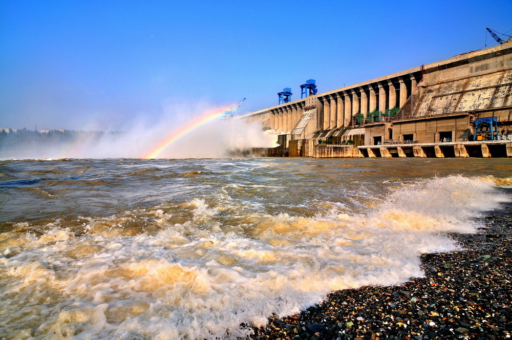 丹江口大坝水利风景区 泄洪交响