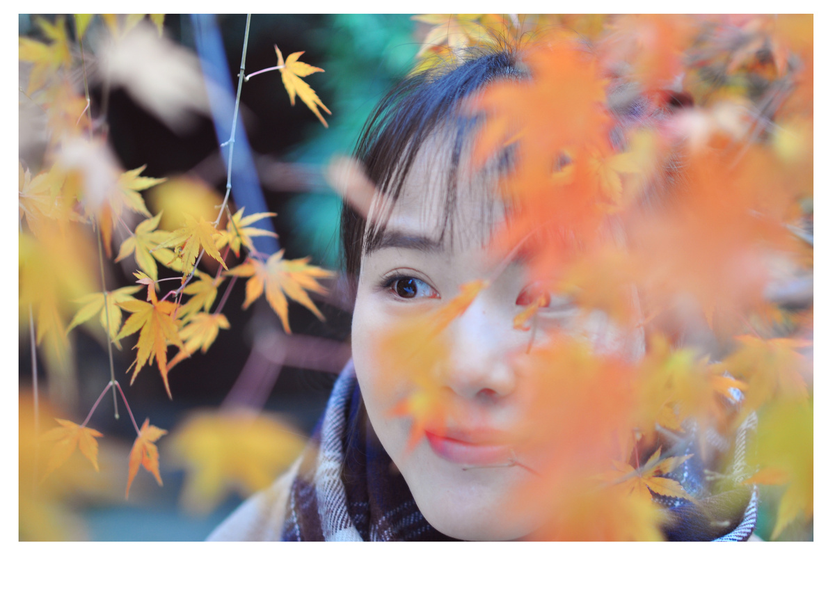 冬天的一抹微笑