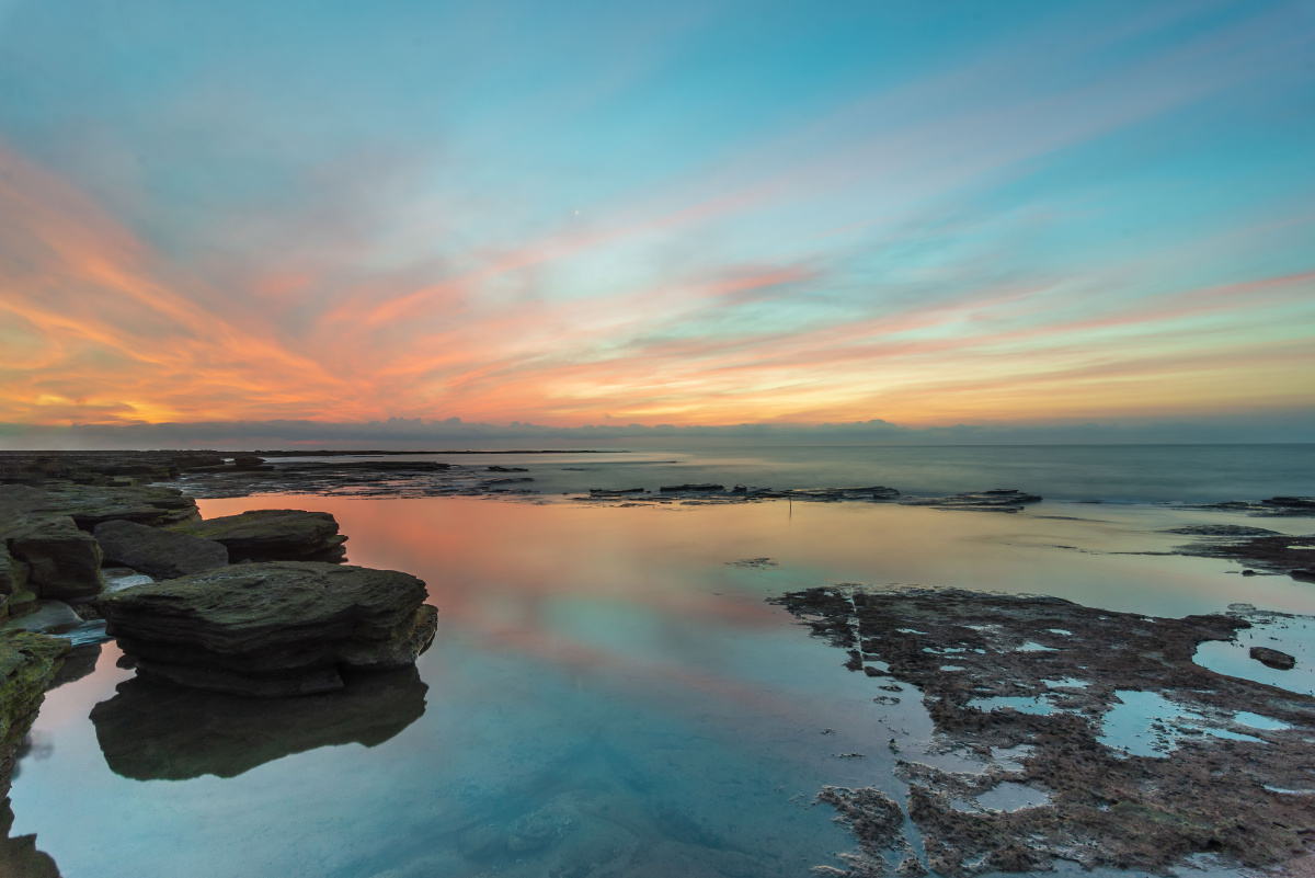 涠洲岛五彩滩日出