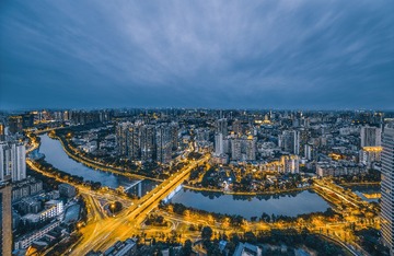 V成都 阳光新业-锦江夜景
