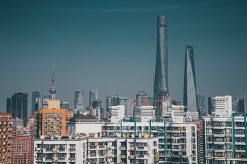 远眺上海三剑客 (4)