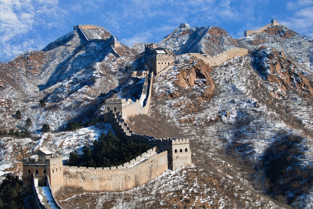 金山岭长城雪景
