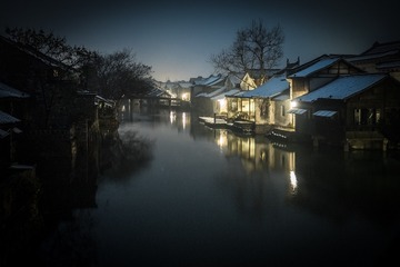 乌镇雪夜