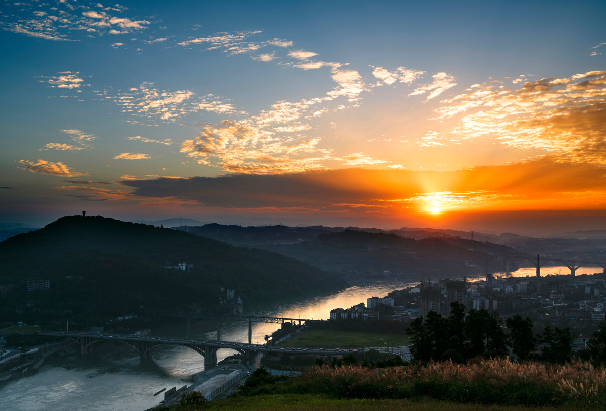 万里长江第一城宜宾风光