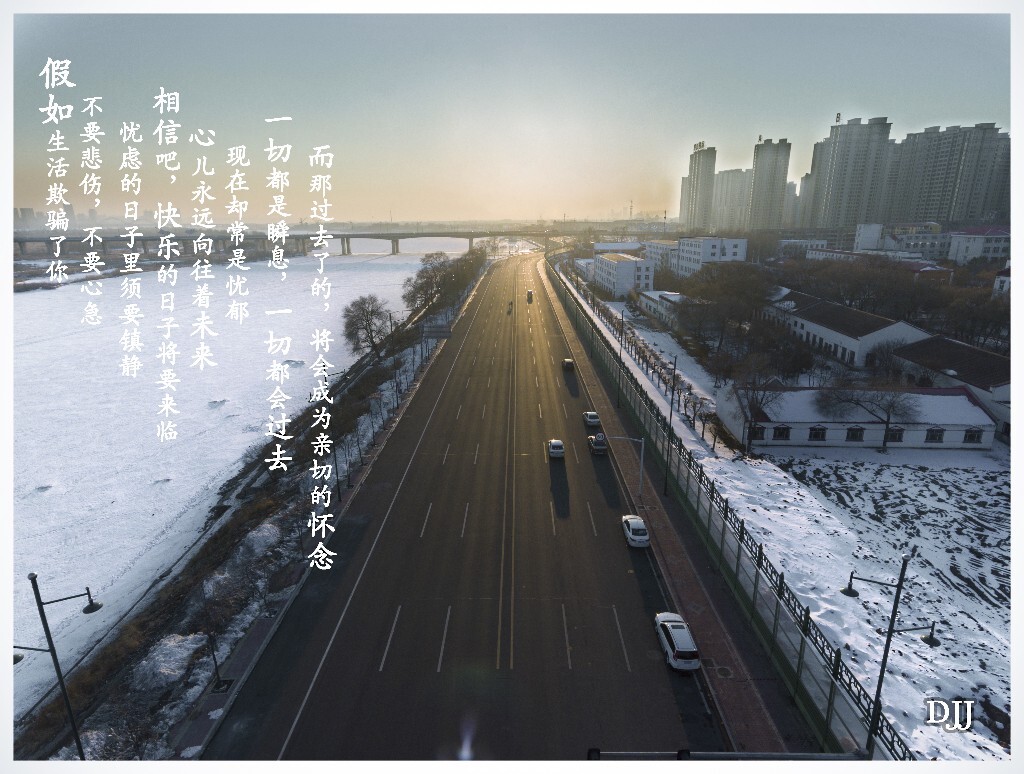 最后的冬季，临近毕业，想起一首一直以来喜欢的诗歌《假如生活欺骗了你》