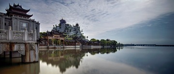 CAPA2016年9月“风景建筑篇"影赛征稿  飞檐临江.