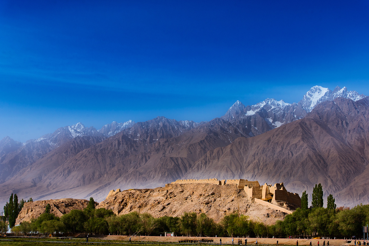 远眺石头城遗址 拍摄地点:塔什库尔干县