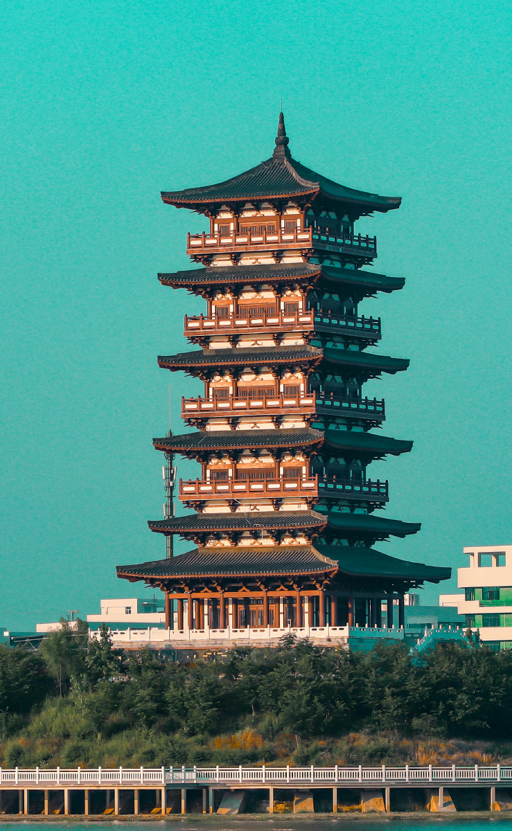 葛店开发区地标葛仙楼