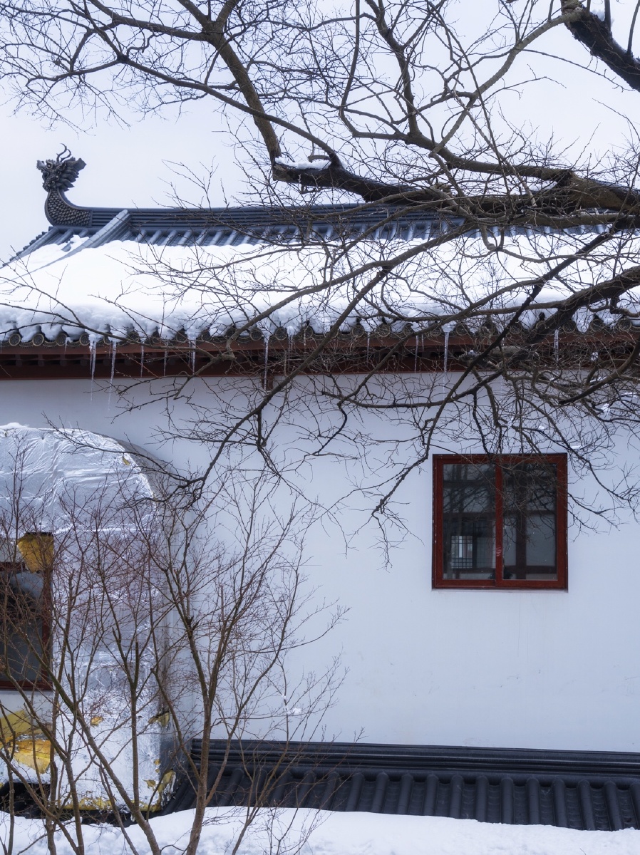 杭州径山寺雪景