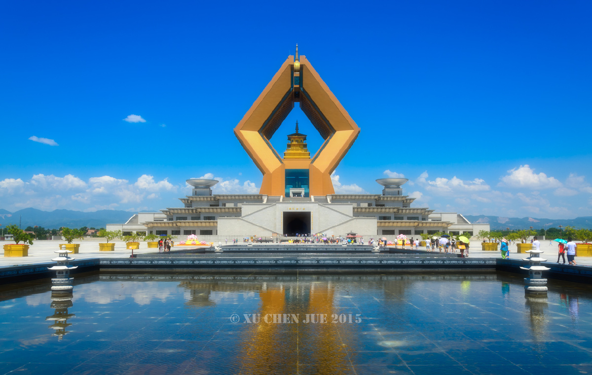 陕西宝鸡市法门寺合十舍利塔