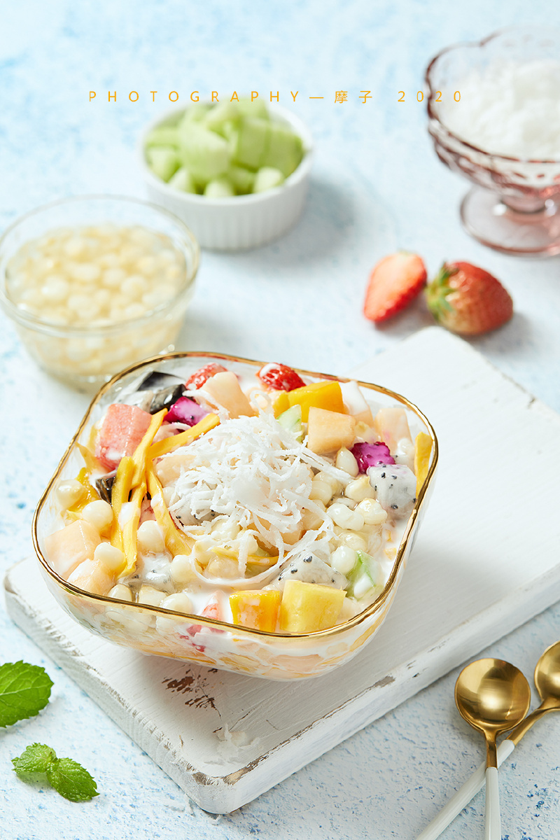 水果捞&水果拼盘  水果捞q可以说成是中式沙拉吗?