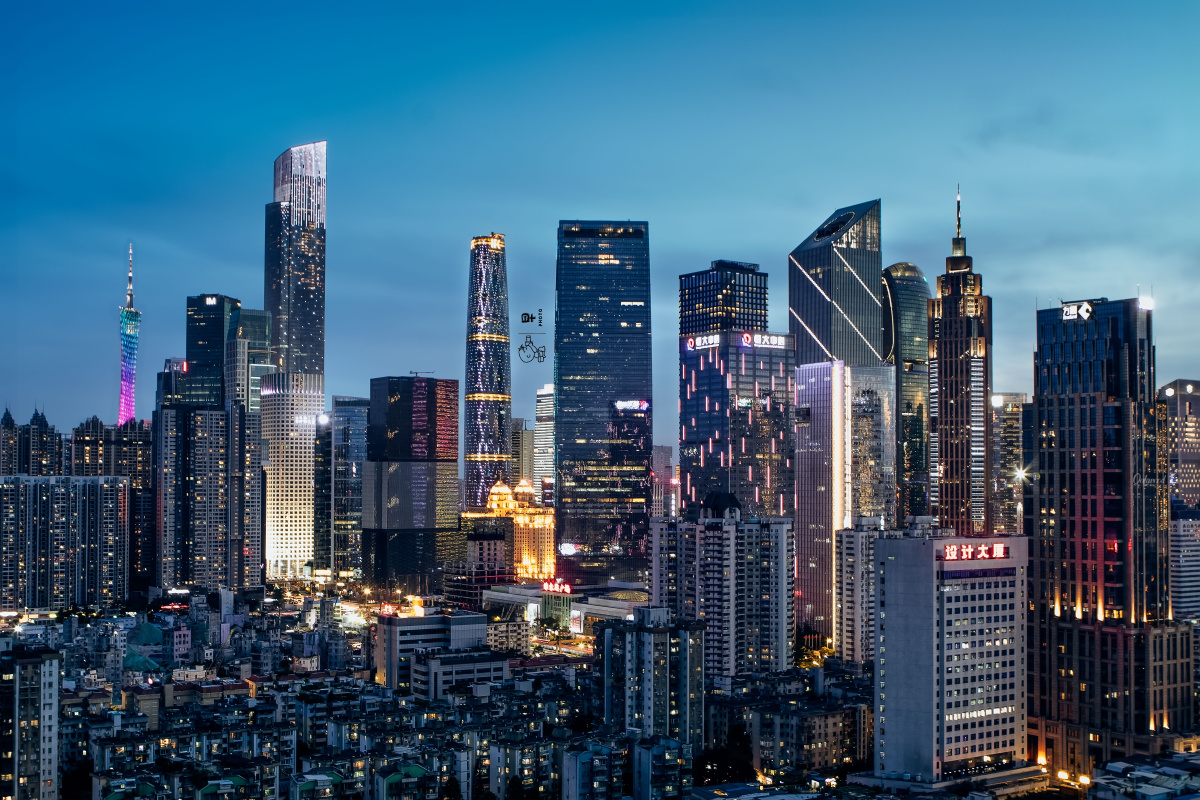 广州曼哈顿华灯初上夜未央