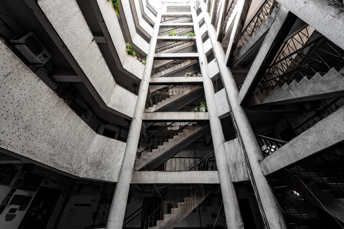 重庆筒子楼光影