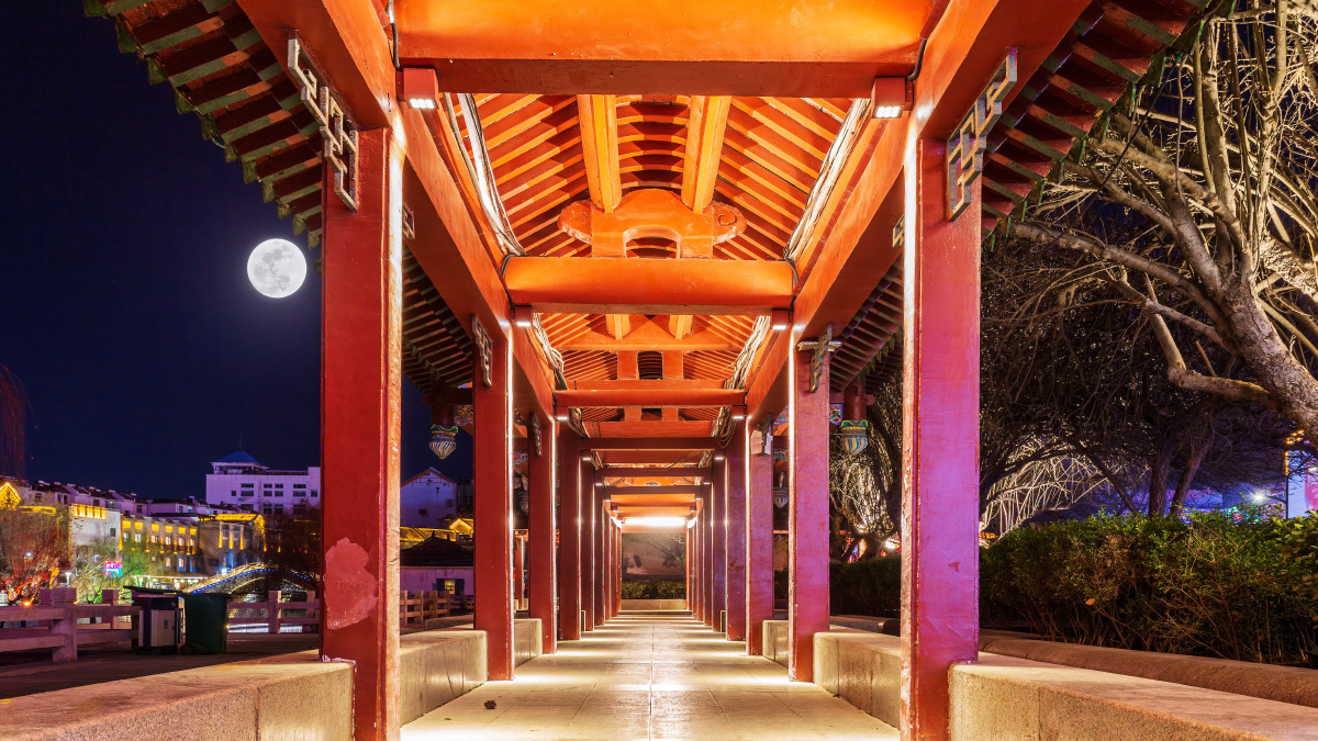 光木城市抓拍长亭夜景1/175听雨影像2月13日311关注月明风清自然人文