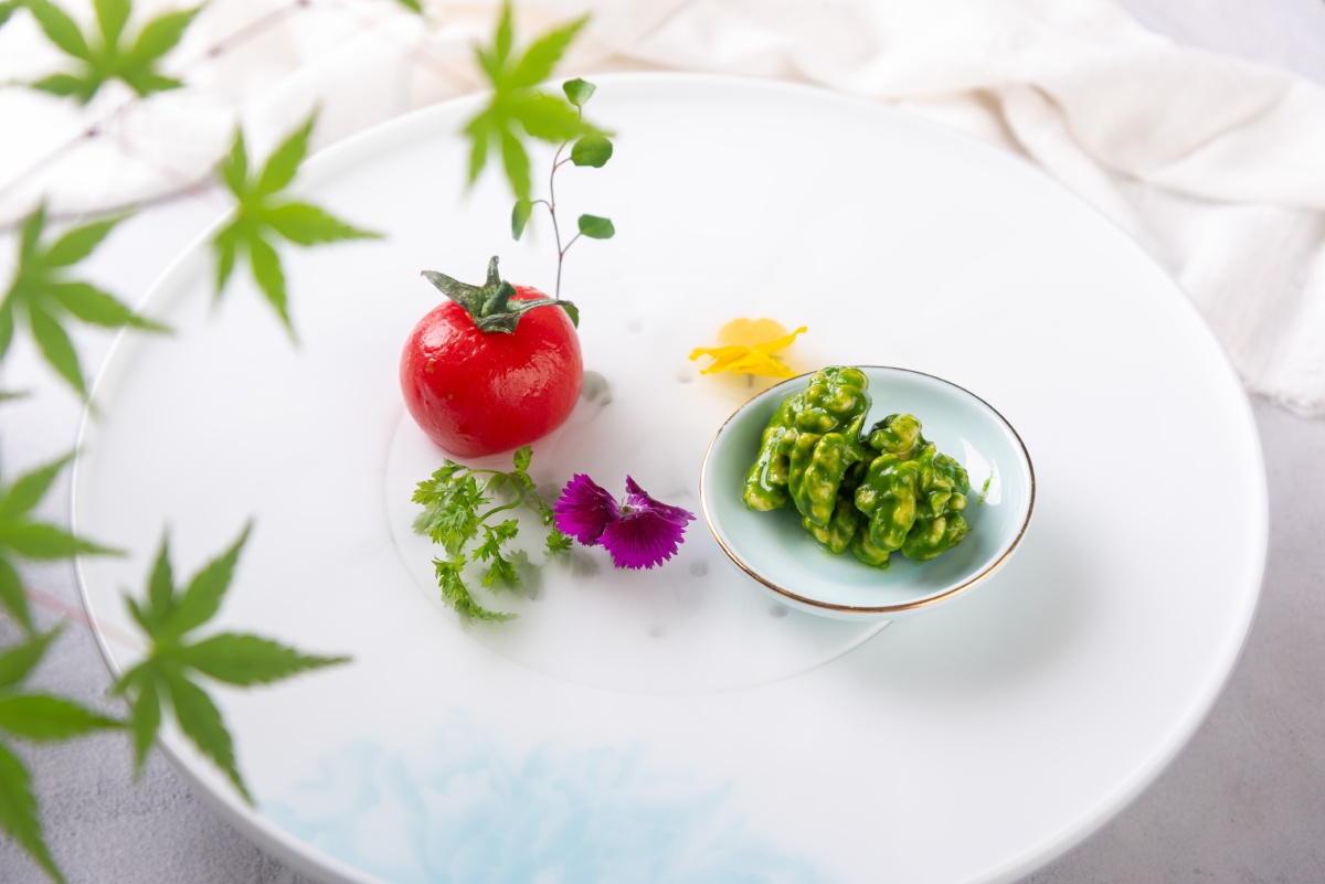 素食精致料理美食摄影