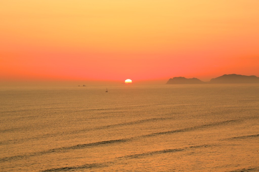 太平洋日落
