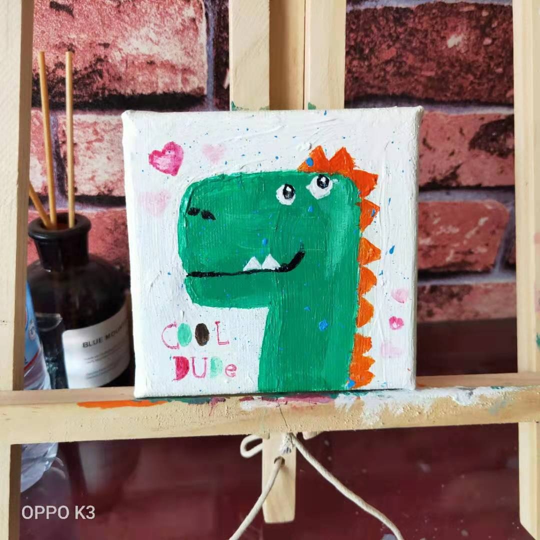 胜利拾慢diy绘画体验坊顾客作品集美团链接这家店不错哦一起去吧拾慢