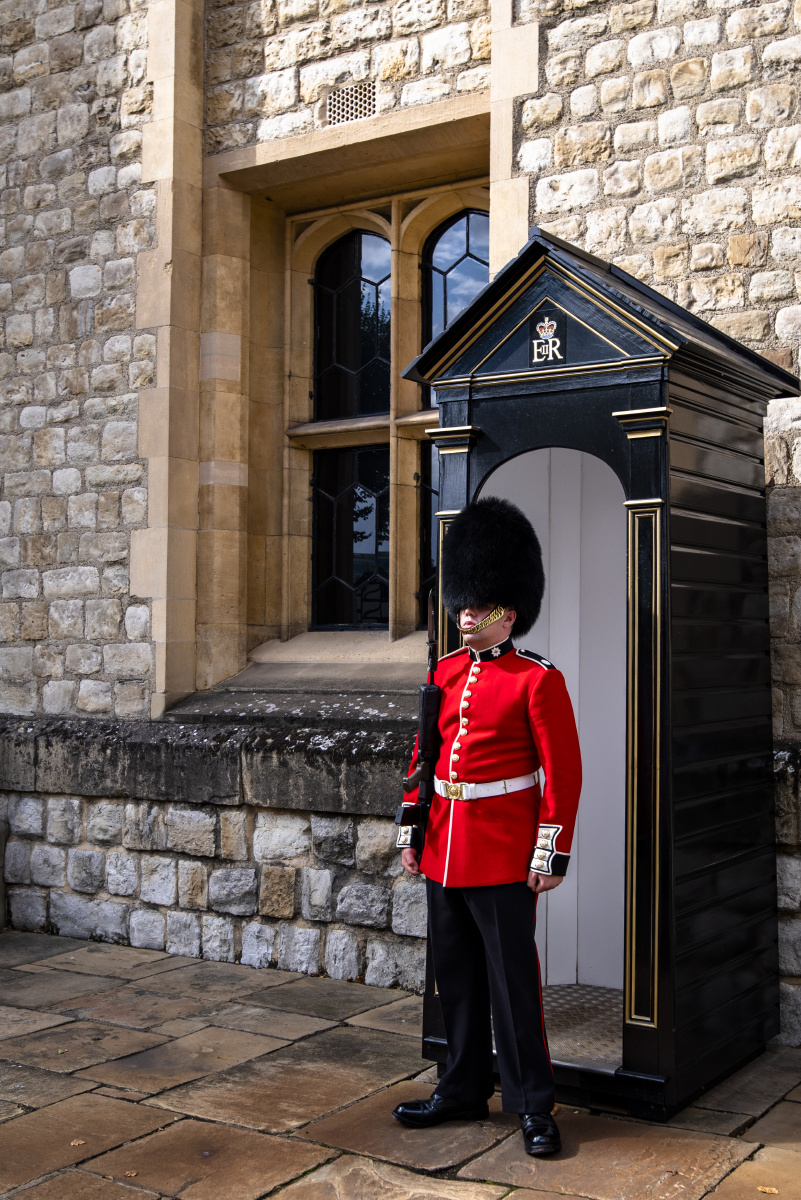 伦敦塔里的哨兵