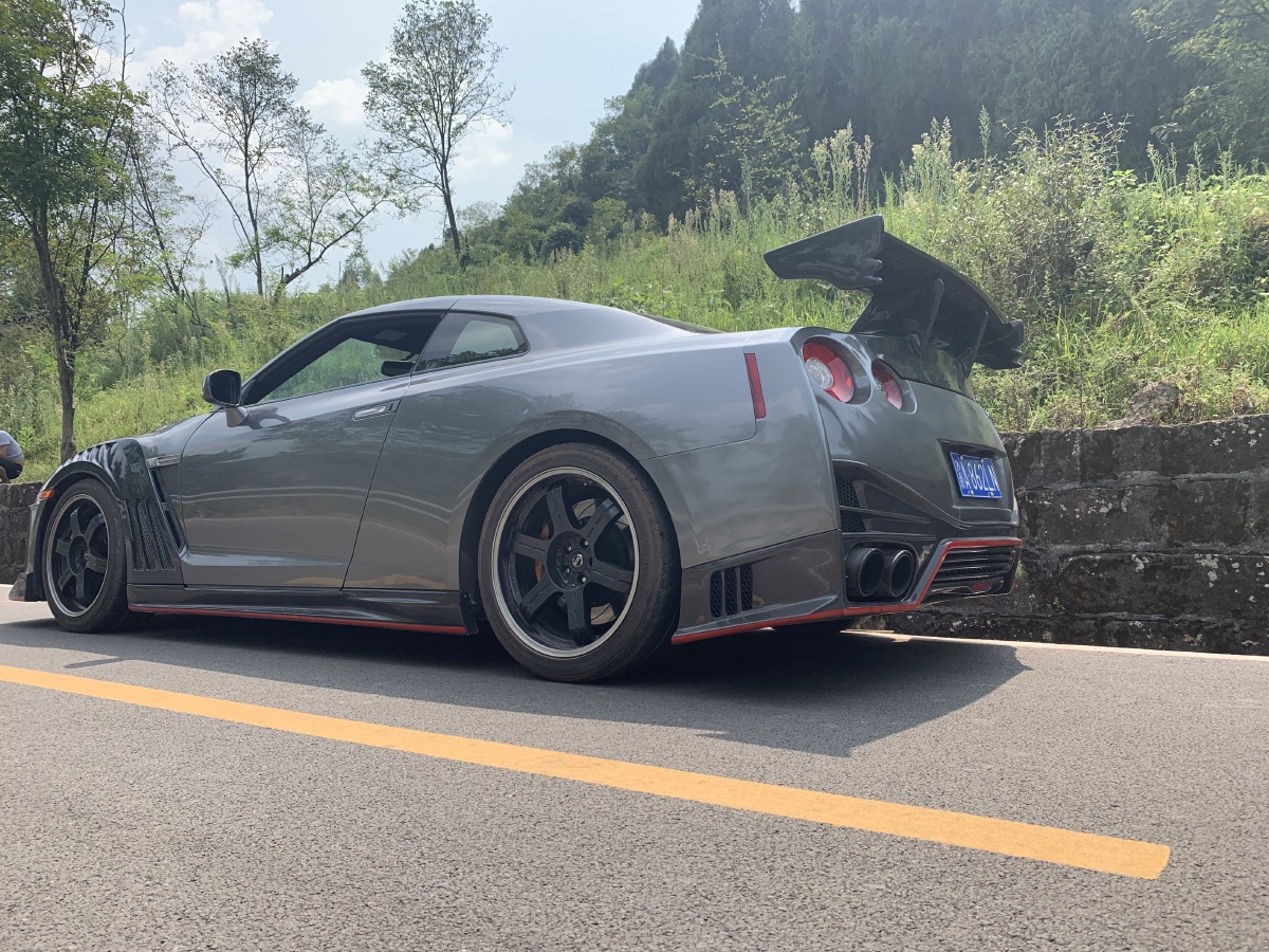 日产尼桑gtr改装新款nismo套件77透明imp机盖