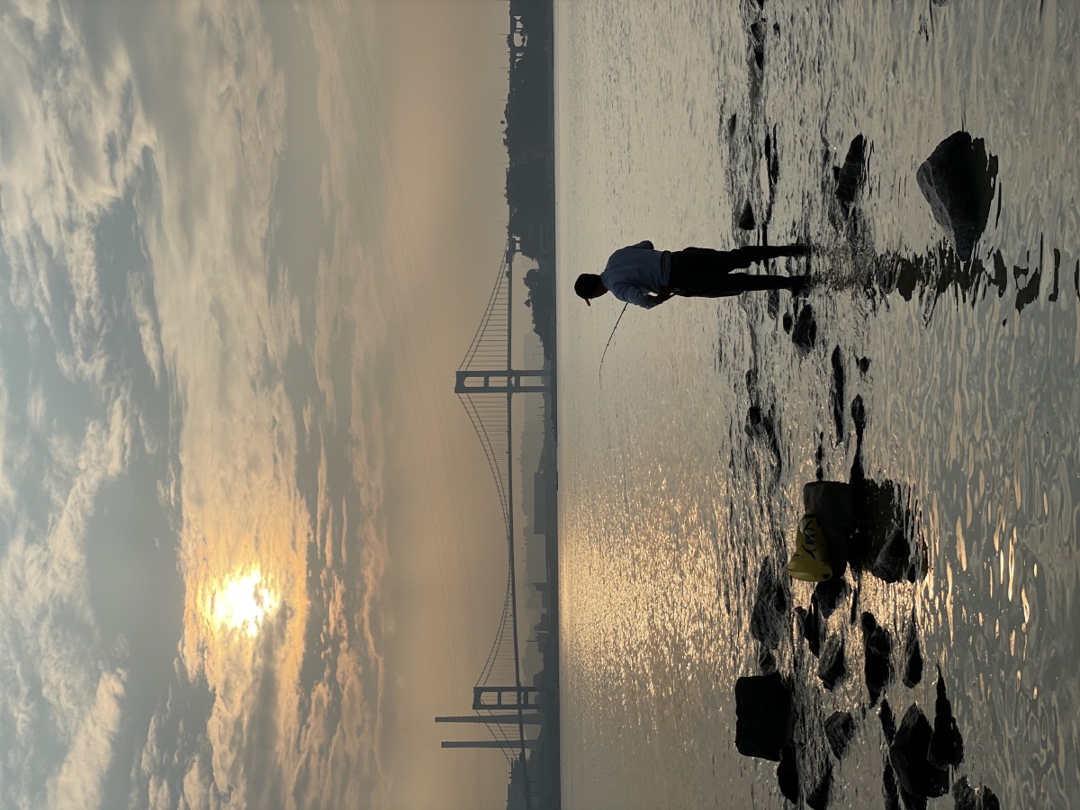 汕头东海岸钓鱼人