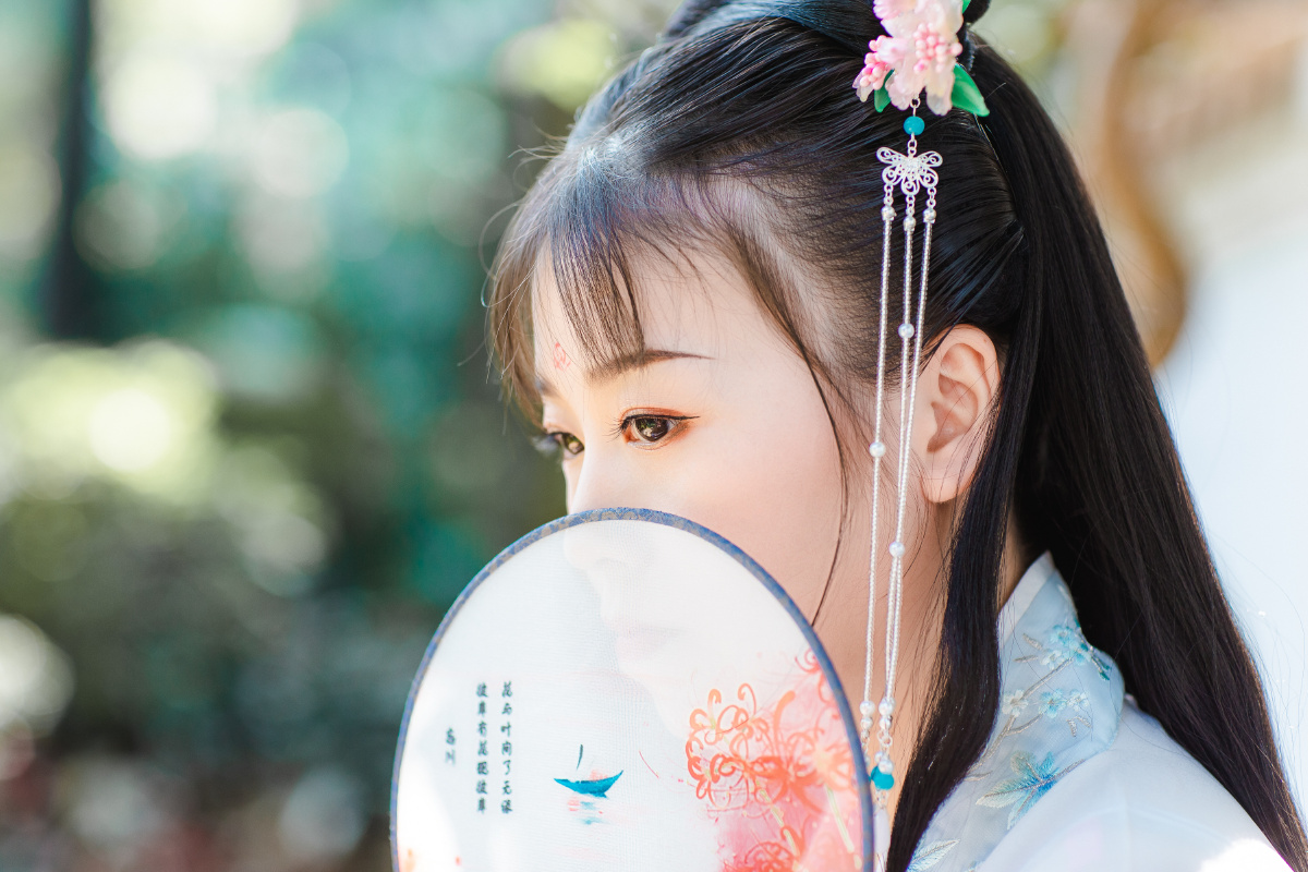 汉服沉鱼落雁闭月羞花拍摄地点兰圃