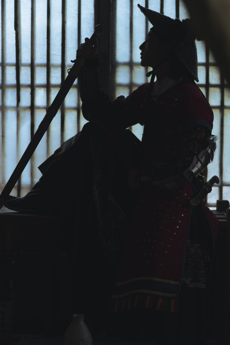 甲胄汉服系列明布面甲