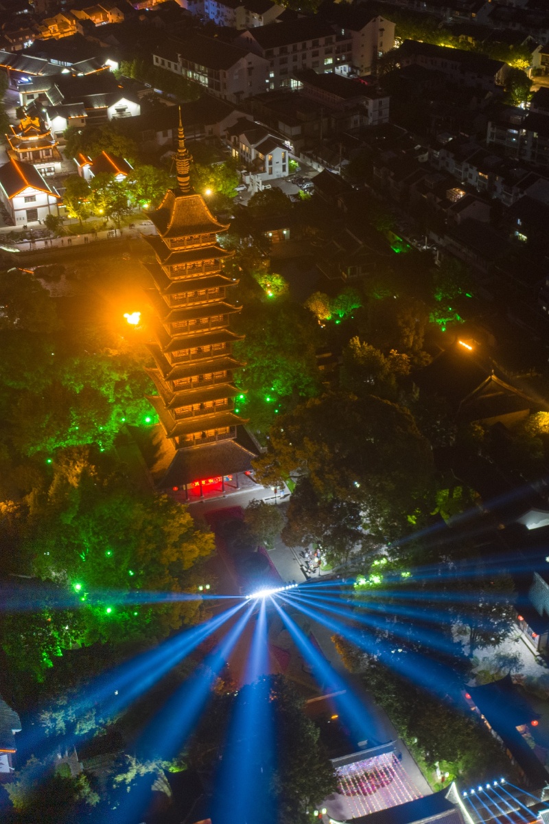 虞歌畅晚常熟夜景来了