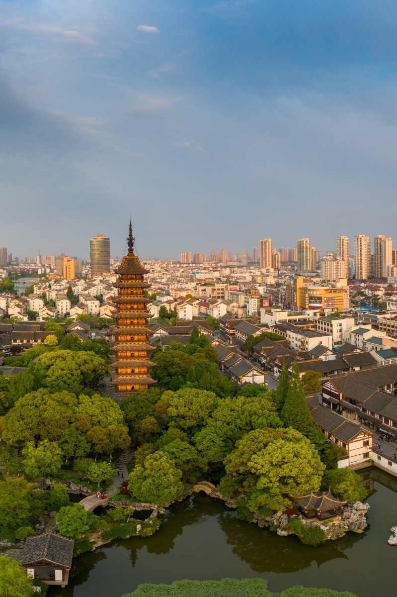 虞歌畅晚常熟夜景来了