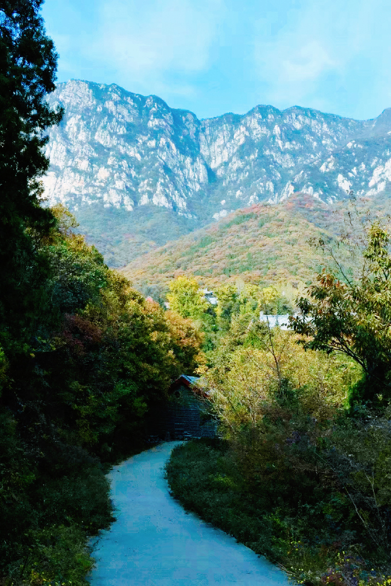 登封法王寺山景