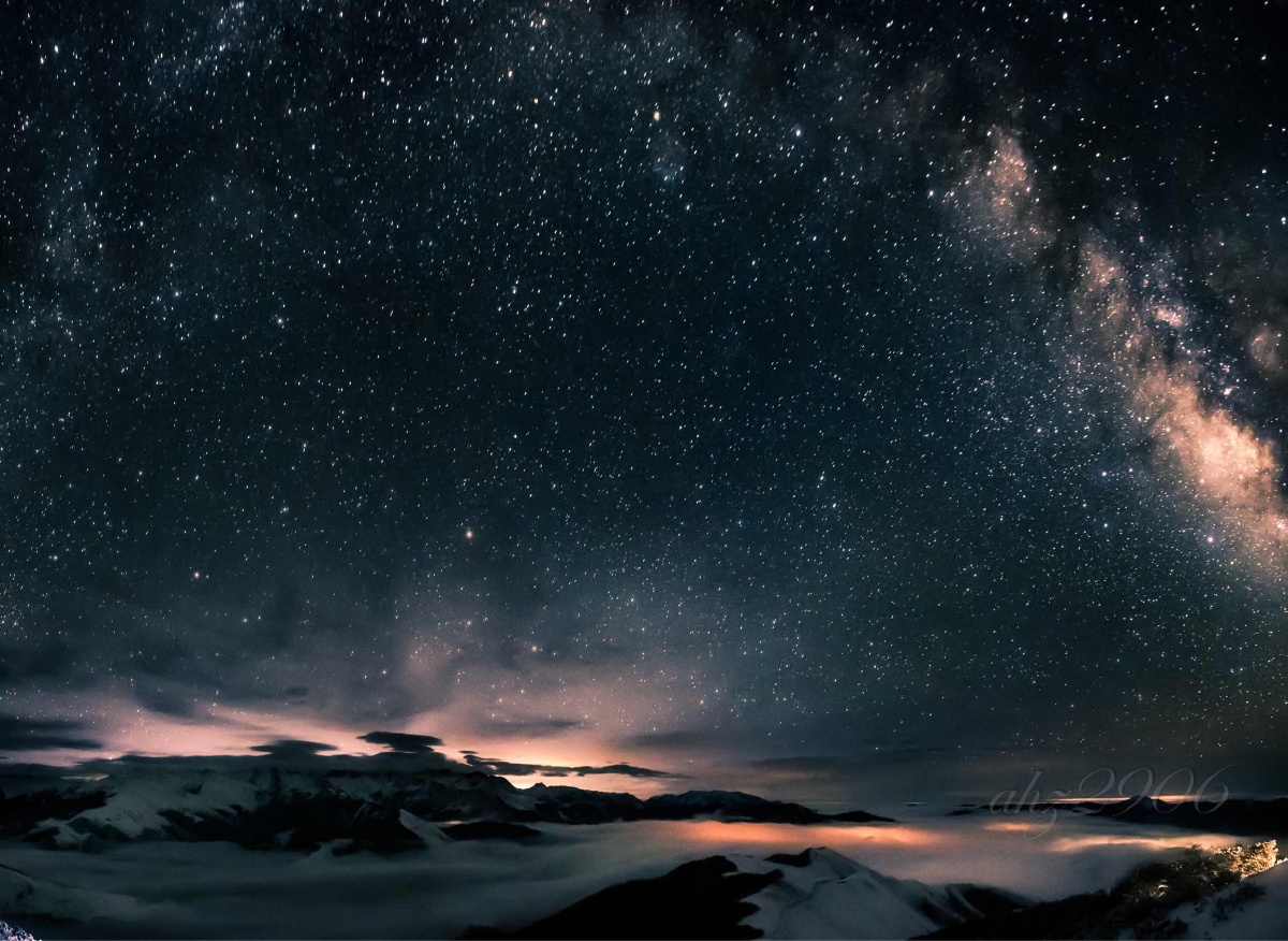 达瓦更扎的星空