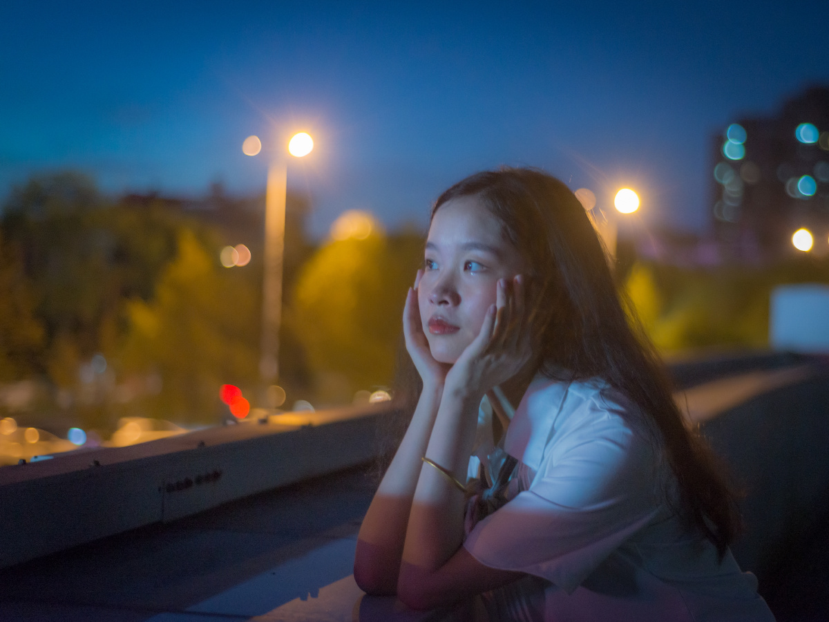 温柔的晚风傍晚的晚霞人间的美好多着呢