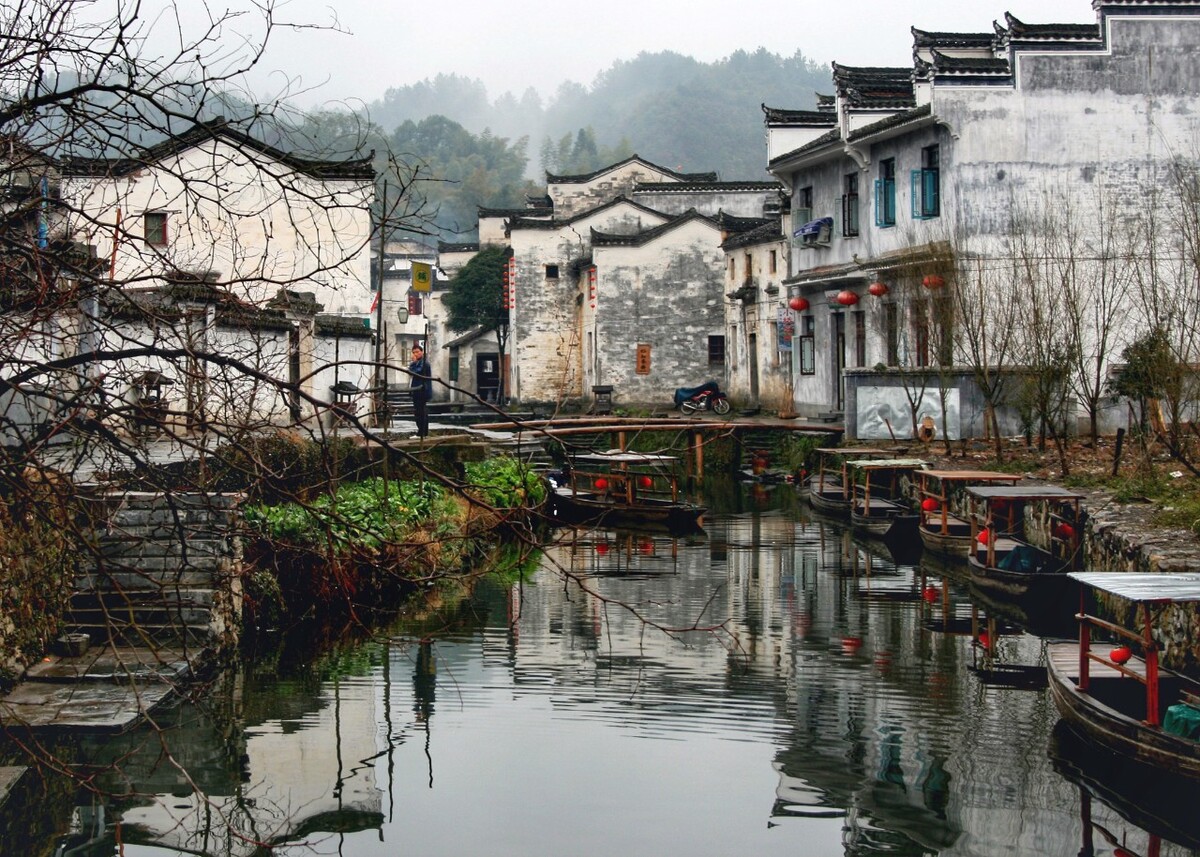 老照片2007年婺源李坑