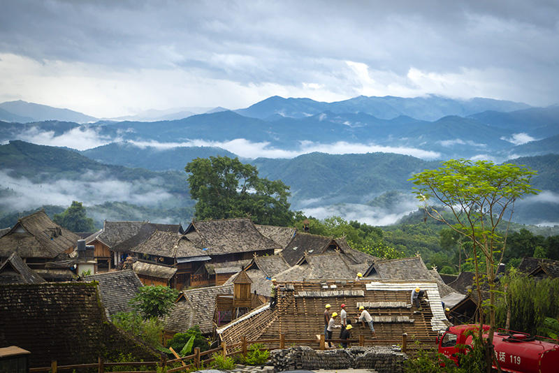 景迈山翁基大寨