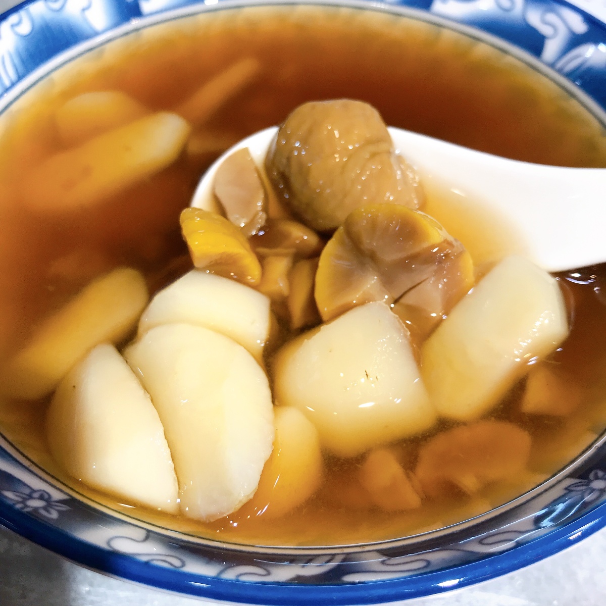 马蹄板栗糖水是神仙糖水鸭