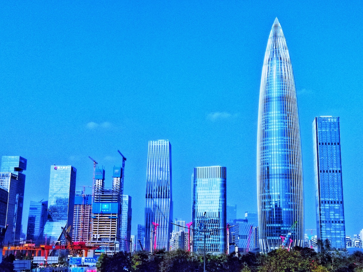 深圳南山区后海的高楼大厦
