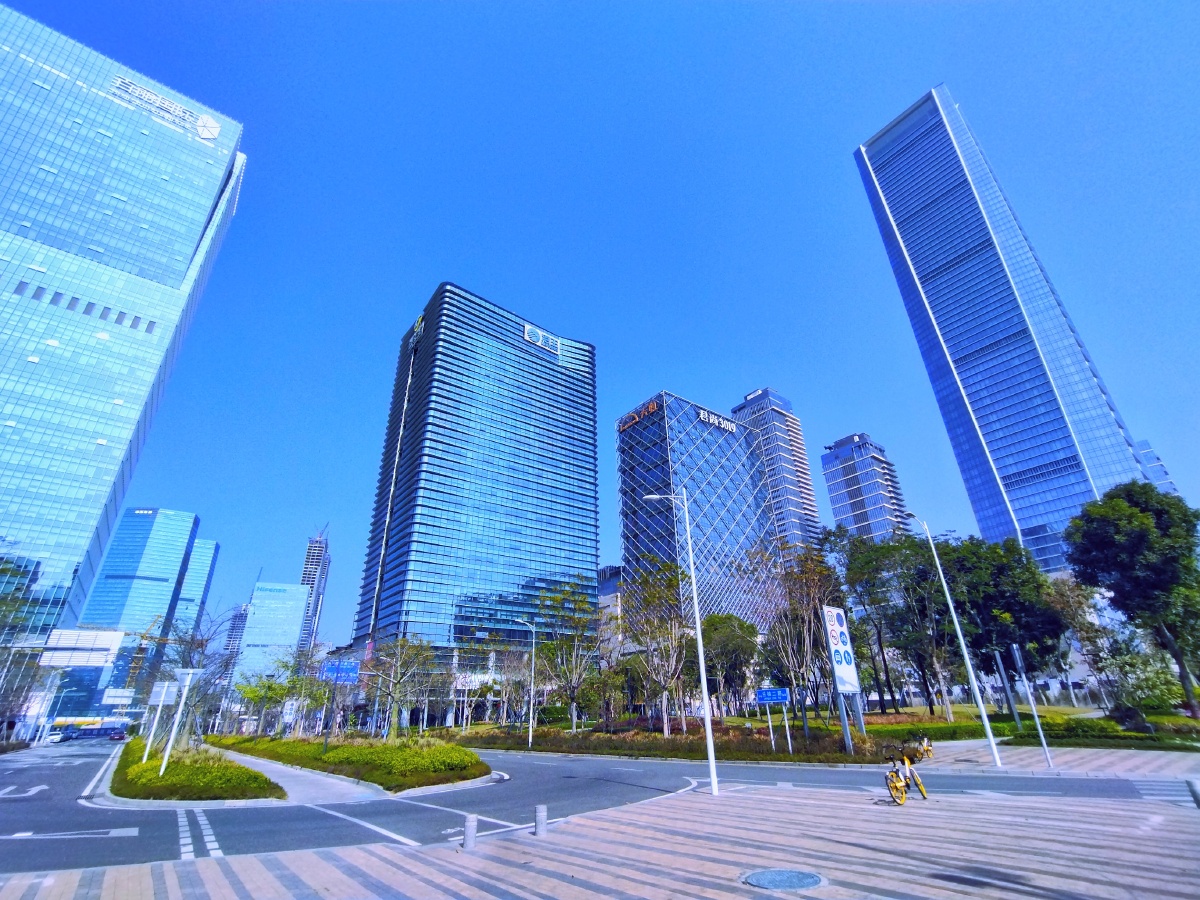 深圳南山区后海的高楼大厦