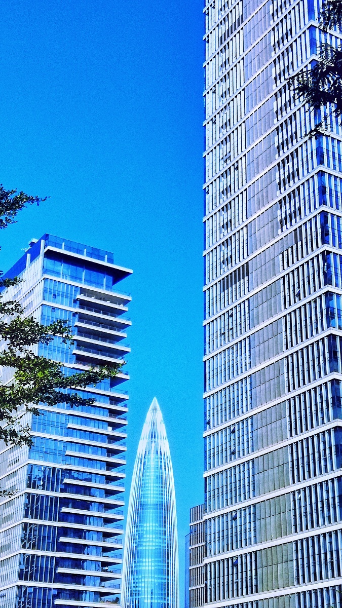 深圳南山区后海的高楼大厦